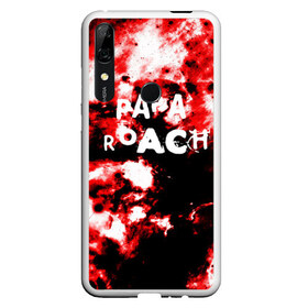 Чехол для Honor P Smart Z с принтом PAPA ROACH BLOOD ROCK STYLE в Курске, Силикон | Область печати: задняя сторона чехла, без боковых панелей | Тематика изображения на принте: papa roach | roach | папа роач | папароач | папароч | роач | роч