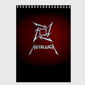 Скетчбук с принтом Metallica в Курске, 100% бумага
 | 48 листов, плотность листов — 100 г/м2, плотность картонной обложки — 250 г/м2. Листы скреплены сверху удобной пружинной спиралью | metallica | группа | джеймс хэтфилд | кирк хэмметт | ларс ульрих | метал | металика | металлика | миталика | музыка | роберт трухильо | рок | трэш | трэшметал | хард | хардрок | хеви | хевиметал