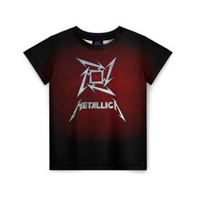 Детская футболка 3D с принтом Metallica в Курске, 100% гипоаллергенный полиэфир | прямой крой, круглый вырез горловины, длина до линии бедер, чуть спущенное плечо, ткань немного тянется | metallica | группа | джеймс хэтфилд | кирк хэмметт | ларс ульрих | метал | металика | металлика | миталика | музыка | роберт трухильо | рок | трэш | трэшметал | хард | хардрок | хеви | хевиметал