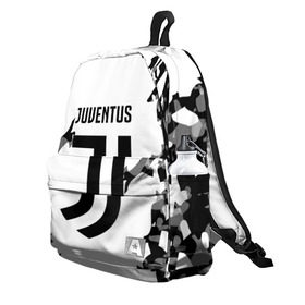 Рюкзак 3D с принтом Juventus 2018 Original в Курске, 100% полиэстер | лямки с регулируемой длиной, сверху петелька, чтобы рюкзак можно было повесить на вешалку. Основное отделение закрывается на молнию, как и внешний карман. Внутри два дополнительных кармана, один из которых закрывается на молнию. По бокам два дополнительных кармашка | fly emirates | juventus | ronaldo | клуб | линии | мода | модные | мяч | реал мадрид | спорт | спортивные | стиль | футбол | футбольный клуб | экстрим | эмблема | ювентус