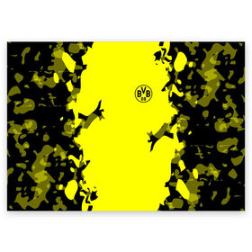 Поздравительная открытка с принтом FC Borussia 2018 Original в Курске, 100% бумага | плотность бумаги 280 г/м2, матовая, на обратной стороне линовка и место для марки
 | Тематика изображения на принте: боруссия | дортмунд