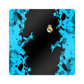 Магнит виниловый Квадрат с принтом Real Madrid 2018 Original в Курске, полимерный материал с магнитным слоем | размер 9*9 см, закругленные углы | emirates | fc | real madrid | абстракция | реал мадрид | футбольный клуб | эмблема