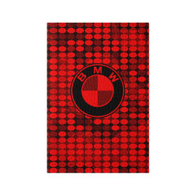 Обложка для паспорта матовая кожа с принтом bmw sport collection red style в Курске, натуральная матовая кожа | размер 19,3 х 13,7 см; прозрачные пластиковые крепления | 