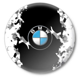 Значок с принтом BMW 2018 Creative в Курске,  металл | круглая форма, металлическая застежка в виде булавки | bmw | автомобильные | бмв | машины