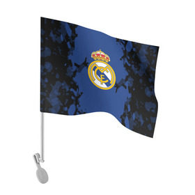 Флаг для автомобиля с принтом Real Madrid 2018 Original в Курске, 100% полиэстер | Размер: 30*21 см | fc | real madrid | реал мадрид | спорт | спортивные | фк | футбол | футбольный клуб
