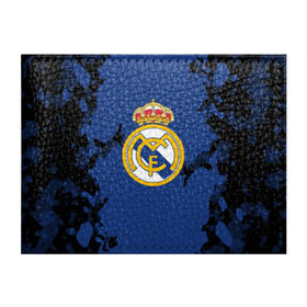Обложка для студенческого билета с принтом Real Madrid 2018 Original в Курске, натуральная кожа | Размер: 11*8 см; Печать на всей внешней стороне | Тематика изображения на принте: fc | real madrid | реал мадрид | спорт | спортивные | фк | футбол | футбольный клуб