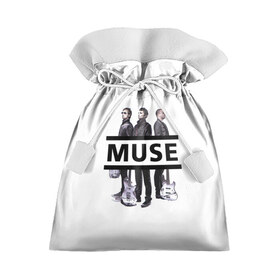 Подарочный 3D мешок с принтом Группа Muse в Курске, 100% полиэстер | Размер: 29*39 см | 