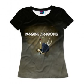 Женская футболка 3D с принтом Imagine Dragons Dream в Курске, 100% полиэфир ( синтетическое хлопкоподобное полотно) | прямой крой, круглый вырез горловины, длина до линии бедер | альтернативный | американская | группа | драгонс | имеджин | инди | индирок | поп | рок | электроник