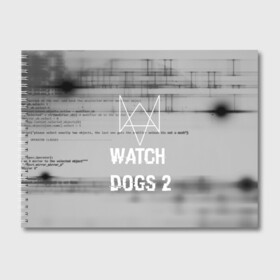 Альбом для рисования с принтом Wath dogs 2 collection в Курске, 100% бумага
 | матовая бумага, плотность 200 мг. | Тематика изображения на принте: game | wath dogs 2 | город | девушка | дрон | игры | компьютеры | пистолет | телефон | технологии | хакер