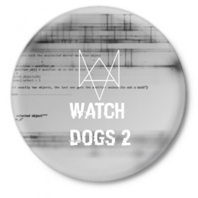 Значок с принтом Wath dogs 2 collection в Курске,  металл | круглая форма, металлическая застежка в виде булавки | game | wath dogs 2 | город | девушка | дрон | игры | компьютеры | пистолет | телефон | технологии | хакер