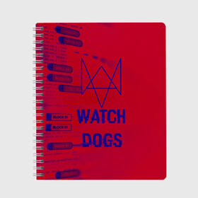 Тетрадь с принтом Watch Dogs hacker collection в Курске, 100% бумага | 48 листов, плотность листов — 60 г/м2, плотность картонной обложки — 250 г/м2. Листы скреплены сбоку удобной пружинной спиралью. Уголки страниц и обложки скругленные. Цвет линий — светло-серый
 | Тематика изображения на принте: game | wath dogs 2 | город | девушка | дрон | игры | компьютеры | пистолет | телефон | технологии | хакер