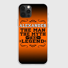 Чехол для iPhone 12 Pro Max с принтом Александр в Курске, Силикон |  | legend | name | names | with name | александр | имена | именная | именные | имя | легенда | с именем | саня | саша | эмблема