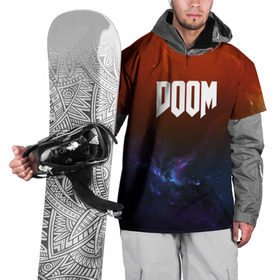 Накидка на куртку 3D с принтом DOOM SPACE GAME в Курске, 100% полиэстер |  | Тематика изображения на принте: 
