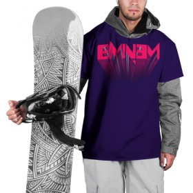 Накидка на куртку 3D с принтом Eminem в Курске, 100% полиэстер |  | eminem | rap | swag | рэп | свэг | эминем