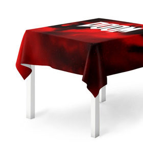 Скатерть 3D с принтом DOOM RED PLANET в Курске, 100% полиэстер (ткань не мнется и не растягивается) | Размер: 150*150 см | art | doom | game | возвращение | дум | игра | легенда | шутер