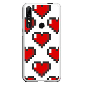 Чехол для Honor P Smart Z с принтом Пиксельные сердечки в Курске, Силикон | Область печати: задняя сторона чехла, без боковых панелей | 14 | love | валентин | губы | день | любовь | подарок | поцелуй | сердце | страсть | февраль