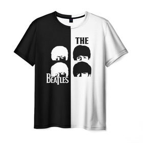 Мужская футболка 3D с принтом The Beatles в Курске, 100% полиэфир | прямой крой, круглый вырез горловины, длина до линии бедер | beatles | the beatles | бителз | бителс | битлз | битлс | битлы | группа | джон леннон | джордж харрисон | жуки | зе | ливерпульская четвёрка | мерсибит | пол маккартни | поп | ринго старр | рок