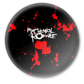 Значок с принтом My Chemical Romance в Курске,  металл | круглая форма, металлическая застежка в виде булавки | gerard way | mcr | my chemical romance | альтернативный | группа | джерард уэй | май кемикал романс | мкр | мой химический роман | мхр | мцр | панк | поп | поппанк | рок | рэй торо