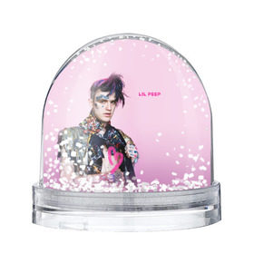 Снежный шар с принтом Little Prince в Курске, Пластик | Изображение внутри шара печатается на глянцевой фотобумаге с двух сторон | lil peep | rap | густав ор | лил пип | рэп
