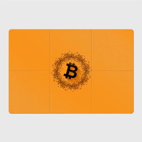 Магнитный плакат 3Х2 с принтом BTC в Курске, Полимерный материал с магнитным слоем | 6 деталей размером 9*9 см | bitcoin | btc | crypto | биткоин | валюта | деньги | криптовалюта | цифровое золото