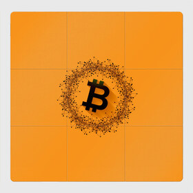 Магнитный плакат 3Х3 с принтом BTC в Курске, Полимерный материал с магнитным слоем | 9 деталей размером 9*9 см | bitcoin | btc | crypto | биткоин | валюта | деньги | криптовалюта | цифровое золото