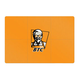 Магнитный плакат 3Х2 с принтом BITCOIN в стиле KFC в Курске, Полимерный материал с магнитным слоем | 6 деталей размером 9*9 см | bitcoin | btc | crypto | kfc | биткоин | валюта | деньги | криптовалюта | цифровое золото