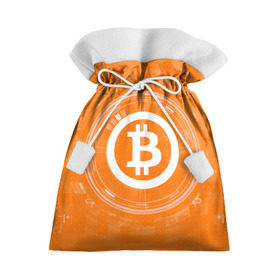 Подарочный 3D мешок с принтом BITCOIN в Курске, 100% полиэстер | Размер: 29*39 см | Тематика изображения на принте: bitcoin | btc | coin | crypto | ethereum | money | orange | биткоин | валюта | деньги | известные | криптовалюта | логотип | монета | надписи.cash | оранжевый | цвет | цифровое золото | эфир