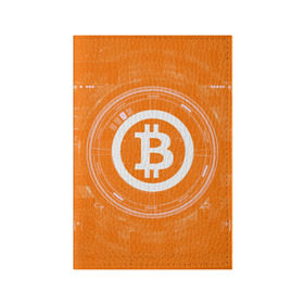 Обложка для паспорта матовая кожа с принтом BITCOIN в Курске, натуральная матовая кожа | размер 19,3 х 13,7 см; прозрачные пластиковые крепления | bitcoin | btc | coin | crypto | ethereum | money | orange | биткоин | валюта | деньги | известные | криптовалюта | логотип | монета | надписи.cash | оранжевый | цвет | цифровое золото | эфир