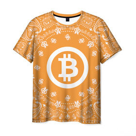 Мужская футболка 3D с принтом BITCOIN в Курске, 100% полиэфир | прямой крой, круглый вырез горловины, длина до линии бедер | bitcoin | btc | coin | crypto | ethereum | money | orange | биткоин | валюта | деньги | известные | криптовалюта | логотип | монета | надписи.cash | оранжевый | цвет | цифровое золото | эфир