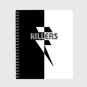 Тетрадь с принтом The Killers в Курске, 100% бумага | 48 листов, плотность листов — 60 г/м2, плотность картонной обложки — 250 г/м2. Листы скреплены сбоку удобной пружинной спиралью. Уголки страниц и обложки скругленные. Цвет линий — светло-серый
 | kilers | killers | the | the killers | альтернативная | брэндон флауэрс | группа | дэйв кенинг | зе | зэ | килер | килерс | марк стормер | рок | ронни вануччи мл