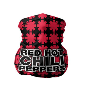 Бандана-труба 3D с принтом Red Hot Chili Peppers в Курске, 100% полиэстер, ткань с особыми свойствами — Activecool | плотность 150‒180 г/м2; хорошо тянется, но сохраняет форму | 