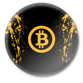 Значок с принтом BITCOIN в Курске,  металл | круглая форма, металлическая застежка в виде булавки | Тематика изображения на принте: bitcoin | btc | coin | crypto | ethereum | miner | mining | money | orange | биткоин | валюта | деньги | известные | криптовалюта | логотип | майнер | майнинг | монета | надписи.cash | оранжевый | цвет | цифровое золото | эфир