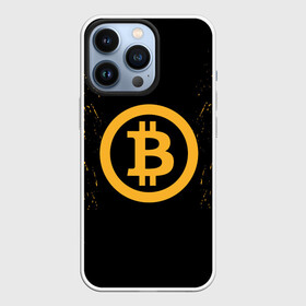 Чехол для iPhone 13 Pro с принтом БИТКОИН | BITCOIN в Курске,  |  | Тематика изображения на принте: bitcoin | btc | coin | crypto | ethereum | miner | mining | money | orange | биткоин | валюта | деньги | известные | криптовалюта | логотип | майнер | майнинг | монета | надписи.cash | оранжевый | цвет | цифровое золото | эфир