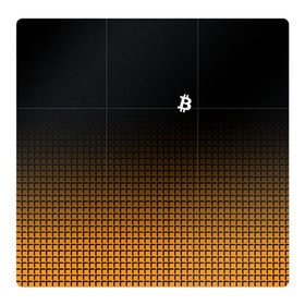 Магнитный плакат 3Х3 с принтом BITCOIN в Курске, Полимерный материал с магнитным слоем | 9 деталей размером 9*9 см | bitcoin | btc | coin | crypto | money | биткоин | валюта | деньги | криптовалюта | цифровое золото