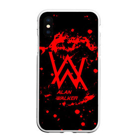 Чехол для iPhone XS Max матовый с принтом Alan Walker music space в Курске, Силикон | Область печати: задняя сторона чехла, без боковых панелей | Тематика изображения на принте: alan walker | club | music | абстракция | клубная музыка | космос | краски | музыка