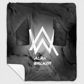 Плед с рукавами с принтом ALAN WALKER в Курске, 100% полиэстер | Закругленные углы, все края обработаны. Ткань не мнется и не растягивается. Размер 170*145 | alan walker | club | music | абстракция | клубная музыка | космос | краски | музыка