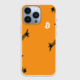 Чехол для iPhone 13 Pro с принтом БИТКОИН | BITCOIN в Курске,  |  | Тематика изображения на принте: bitcoin | btc | crypto | биткоин | валюта | деньги | криптовалюта | цифровое золото