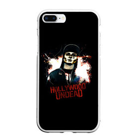 Чехол для iPhone 7Plus/8 Plus матовый с принтом Hollywood Undead в Курске, Силикон | Область печати: задняя сторона чехла, без боковых панелей | 