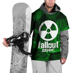 Накидка на куртку 3D с принтом FALLOUT ДЕНИС в Курске, 100% полиэстер |  | fallout 4 | game | logo fallout | nuka kola | денис | игры | имены | мутанты | надписи | питбой | пустошь | радиация | убежище 101