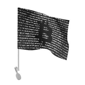 Флаг для автомобиля с принтом BITCOIN в Курске, 100% полиэстер | Размер: 30*21 см | bitcoin | btc | crypto | биткоин | валюта | деньги | криптовалюта | майнер | майнинг | цифровое золото