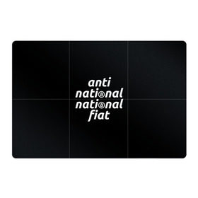 Магнитный плакат 3Х2 с принтом Anti National National Fiat в Курске, Полимерный материал с магнитным слоем | 6 деталей размером 9*9 см | Тематика изображения на принте: 