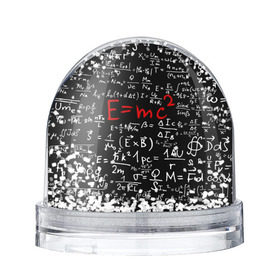 Снежный шар с принтом Формулы E=mc2 в Курске, Пластик | Изображение внутри шара печатается на глянцевой фотобумаге с двух сторон | emc | альберт | доска | емс хипстер | мел | физик | физика | формула | энштейн
