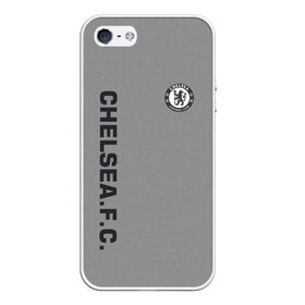 Чехол для iPhone 5/5S матовый с принтом Chelsea Uniform в Курске, Силикон | Область печати: задняя сторона чехла, без боковых панелей | chelsea | fc | спорт | спортивные | футбол | футбольный клуб | челси