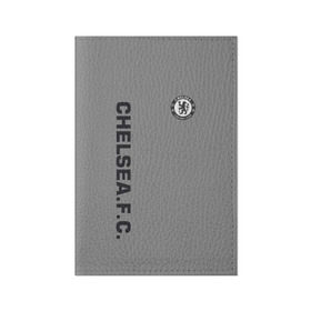 Обложка для паспорта матовая кожа с принтом Chelsea Uniform в Курске, натуральная матовая кожа | размер 19,3 х 13,7 см; прозрачные пластиковые крепления | chelsea | fc | спорт | спортивные | футбол | футбольный клуб | челси