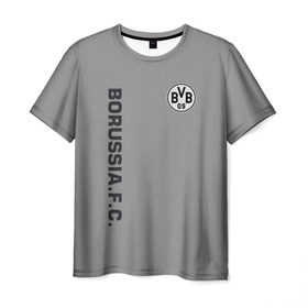 Мужская футболка 3D с принтом FC Borussia 2018 Vintage в Курске, 100% полиэфир | прямой крой, круглый вырез горловины, длина до линии бедер | Тематика изображения на принте: borussia dortmund | fc | спорт | спортивные | футбол | футбольный клуб
