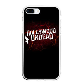 Чехол для iPhone 7Plus/8 Plus матовый с принтом Hollywood Undead в Курске, Силикон | Область печати: задняя сторона чехла, без боковых панелей | j dog | голивудская нежить | голливудская нежить | джейдог | маски | нежить | рэпкор