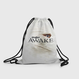 Рюкзак-мешок 3D с принтом Awake в Курске, 100% полиэстер | плотность ткани — 200 г/м2, размер — 35 х 45 см; лямки — толстые шнурки, застежка на шнуровке, без карманов и подкладки | awake | monster | skillet | джон купер | кори купер | рок