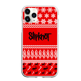 Чехол для iPhone 11 Pro матовый с принтом Праздничный Slipknot в Курске, Силикон |  | Тематика изображения на принте: slipknot | альтернативный | грув | кори тейлор | красный | крис фен | метал | новогодний | новый год | ню | рождество | рок | слайпкнот | слипкнот | слипнот | снежинки