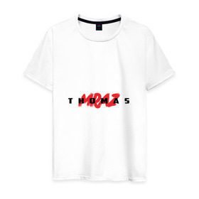 Мужская футболка хлопок с принтом Thomas Mraz в Курске, 100% хлопок | прямой крой, круглый вырез горловины, длина до линии бедер, слегка спущенное плечо. | thomas mraz | томас | тхомас