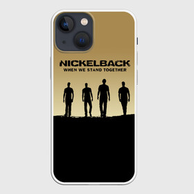 Чехол для iPhone 13 mini с принтом Nickelback в Курске,  |  | back | nickel | nickelback | альтернативный | вот ваша сдача | группа | дэниел адэр | майк крюгер | метал | никелбек | никель | никл бек | постгранж | райан пик | рок | хард | хардрок | чед крюгер
